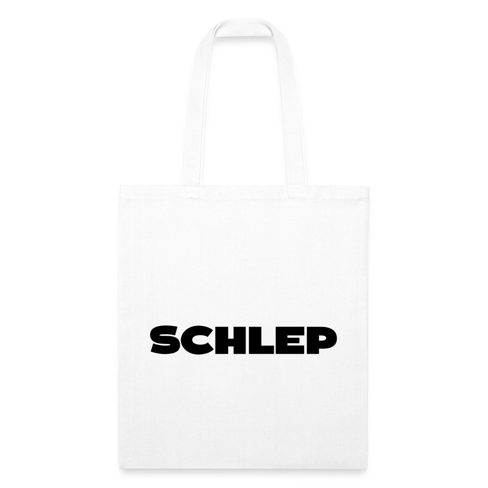 Schlep Tote Bag - white