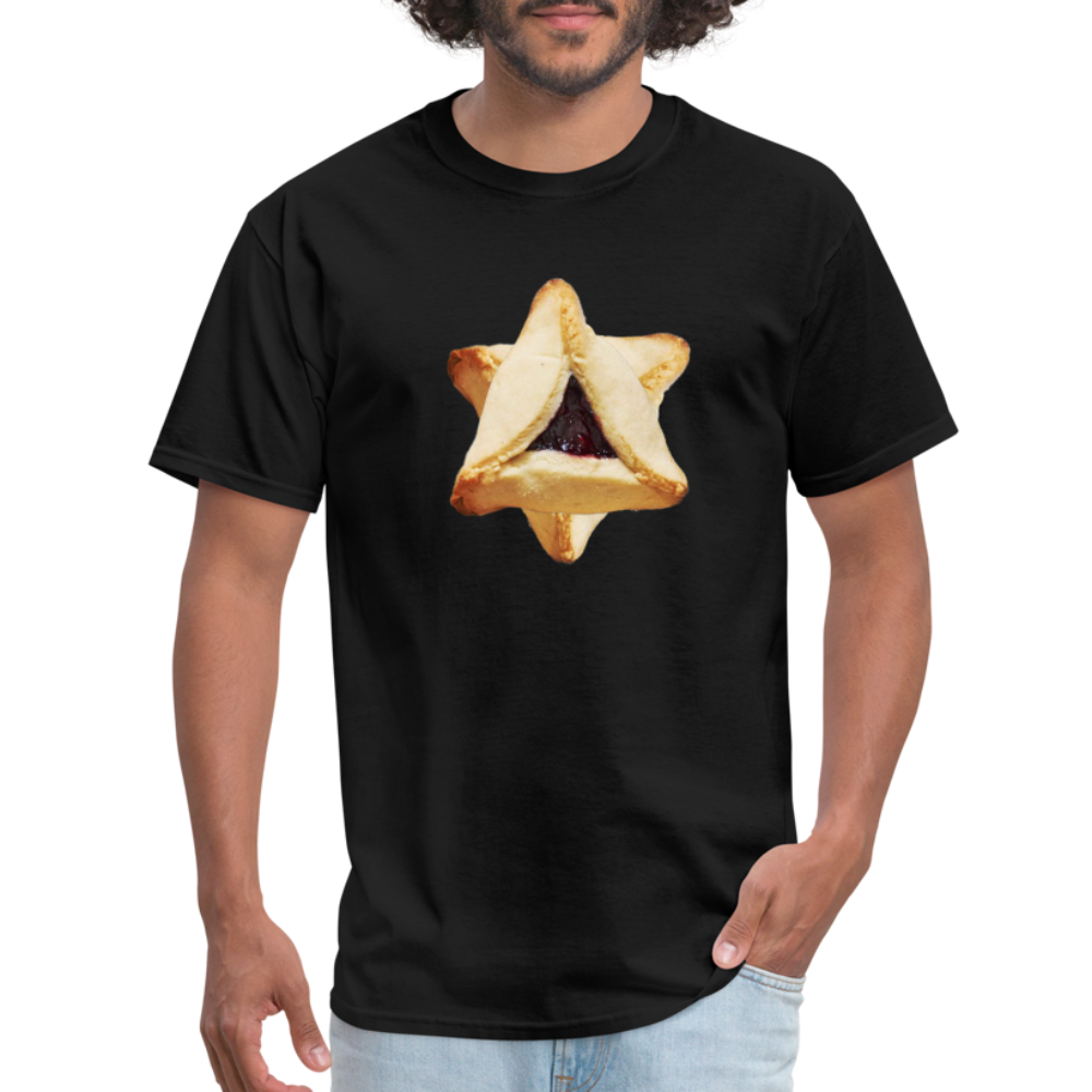 Hamantaschen Star T-Shirt - black