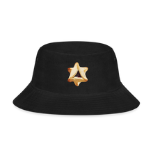 Load image into Gallery viewer, Hamantaschen Bucket Hat - black
