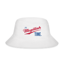 Load image into Gallery viewer, Megillah Time Bucket Hat - white
